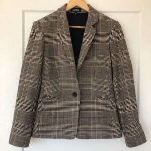 Express Plaid Blazer